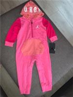 Nike Air Jordan Outfit All-In-One Hooded 18m 80-86cm Pinksickle Mix BNWT