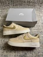 Size 8.5 - Nike Air Force 1 07 Sanddrift Metallic Gold DQ7569-102