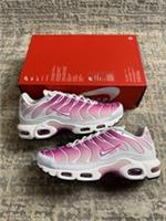 Size 7.5 - Nike Air Max Plus Tn White Fire Pink-Foam CZ7931-100