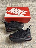 Size 5.5 - Nike Air Max 270 TD Black Habanero Red-Smoke Grey DX9274-001