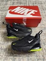 Size 4.5 - Nike Air Max 270 TD Black White-Volt-Cool Grey FN3882-001