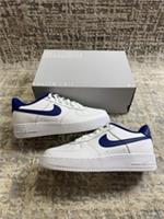 Size 6(eu 40) - Nike Air Force 1 GS White Deep Royal Blue FV5948-119