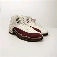 Nike Air Jordan 12 A Ma Maniere White Burgundy UK 6.5 US 7.5 EU 40.5 Usw 9