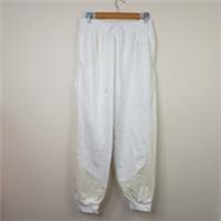 Nike Joggers Womens Medium White Oversize Mid Rise Triple Swoosh Sweatpants