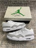 size 5.5 - Nike Air Jordan 4 RM White Silver Glitter HQ3441-111