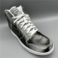 2021 Nike Dunk High x CLOT Flux Metallic Silver DH4444-900 Mens Uk 8 Sneakers