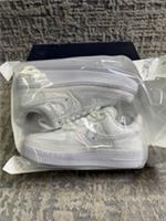 Size 7 - Nike White Air Force 1 Reveal Black Tick Tear Away CJ1650-100