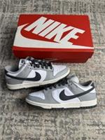 Size 4 - Nike Dunk Low Light Smoke Grey DD1503-117