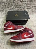 Size 4 - Nike Air Jordan 1 Mid SE (GS) Gym Red Pink Foam AV5174-600