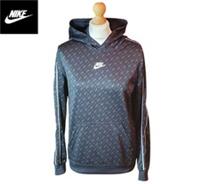 Nike Boys Hoodie Size XL 14-16yrs Black Hooded Sweatshirt Pullover New no Tags