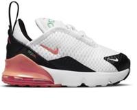 Nike Air Max 270 TD / Size 6.5 / CM 13 / White Turf Orange DD1646 107