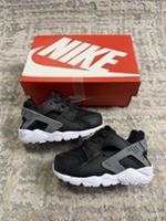 Size 4.5 - Nike Air Huarache Run TD Black Grey DR7965-001
