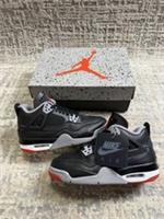 Size 4 - Nike Air Jordan 4 Retro GS Bred Reimagined FQ8213-006