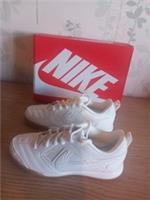 Nike Gato White Gum Trainers Womens Size 5 Leather Lace Up Sneakers Shoes (New)
