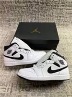 Size 10.5  Nike Air Jordan 1 Mid White Black Reverse Panda DQ8426132