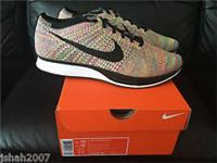 NIKE FLYKNIT RACER RAINBOW MULTICOLOUR 3.0 SIZES UK 6 6.5 7 7.5 NEW