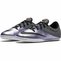 NIKE JUNIOR MERCURIALX PRO IC INDOOR FOOTBALL BOOTS UK 5 SHOES LILAC / BLACK
