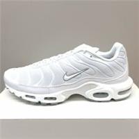 NIKE AIR MAX PLUS TN TUNED "TRIPLE WHITE" (604133 139) VARIOUS SIZES