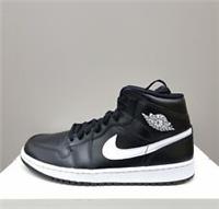 NIKE AIR JORDAN 1 MID "BLACK-WHITE" (DV0991 001) TRAINERS VARIOUS SIZES