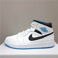NIKE AIR JORDAN 1 MID "LASER BLUE" (554724 141) TRAINERS VARIOUS SIZES
