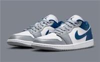 Wmns Nike Air Jordan 1 Low - Stealth/French Blue-White UK 7 US 9.5