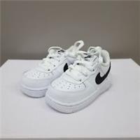 NIKE AIR FORCE 1 (TD) "WHITE-BLACK" TODDLER TRAINERS (CZ1691 100)