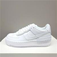 NIKE AIR FORCE 1 SHADOW "TRIPLE WHITE" TRAINERS VARIOUS SIZES (CI0919 100)