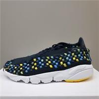 NIKE AIR FOOTSCAPE WOVEN NM TRAINERS "OBSIDIAN TOUR YELLOW" (875797 401)