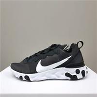 NIKE REACT ELEMENT 55 "BLACK-WHITE" TRAINERS VARIOUS SIZES (BQ6166 003)