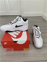 Nike Air Flight Lite Mid White/Gorge Green UK Size 10.5 BNIB