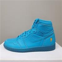 NIKE AIR JORDAN 1 RETRO HIGH "GATORADE" BLUE LAGOON TRAINERS (AJ5997 455)