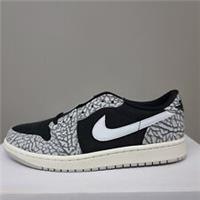 NIKE AIR JORDAN 1 LOW OG "BLACK CEMENT" (CZ0790 001) TRAINERS VARIOUS SIZES