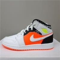 NIKE AIR JORDAN 1 MID (GS) "COMPOSITION NOTEBOOK" (554725 870) VARIOUS SIZES