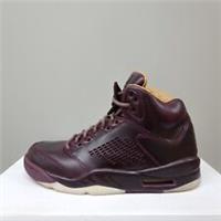 NIKE AIR JORDAN 5 RETRO PREMIUM "BORDEAUX" TRAINERS (881432 612)