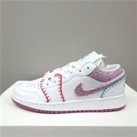 NIKE AIR JORDAN 1 LOW (GS) "KNITTED" (DM9037 100) YOUTH VARIOUS SIZES
