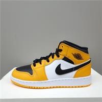 NIKE AIR JORDAN 1 MID (GS) "TAXI" (554725 701) TRAINERS VARIOUS SIZES