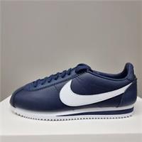 NIKE CLASSIC CORTEZ LEATHER "MIDNIGHT NAVY" TRAINERS VARIOUS SIZES (749571 414)