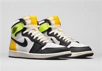 NIKE AIR JORDAN 1 HIGH OG "WHITE-VOLT" (555088 118) VARIOUS SIZES
