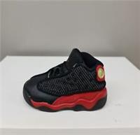 NIKE AIR JORDAN 13 RETRO "BRED" (2017) TODDLER TRAINERS (414581 004)