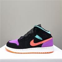 NIKE AIR JORDAN 1 MID (GS) "MULTI-COLOR" (2019) (554725 083) VARIOUS SIZES