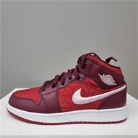 NIKE AIR JORDAN 1 MID SE (GS) "RED QUILT" (AV5174 600) VARIOUS SIZES