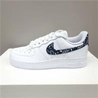 NIKE AIR FORCE 1 '07 ESS "BLACK PAISLEY" (DH4406 101) TRAINERS VARIOUS SIZES