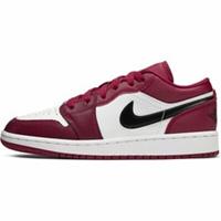 NIKE AIR JORDAN 1 LOW (GS) NOBLE RED (553560 604) YOUTH VARIOUS SIZES