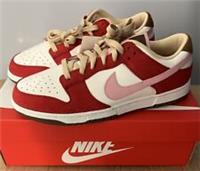 Nike Dunk Low PRM "Bacon" Sport Red FB7910-600 Women's Uk 9 Eu 44 BNIB 🔥