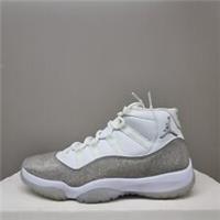 NIKE AIR JORDAN 11 RETRO "GLITTER SILVER" TRAINERS (AR0715 100)