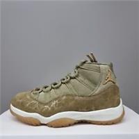NIKE AIR JORDAN 11 RETRO "NEUTRAL OLIVE" TRAINERS (AR0715 200)