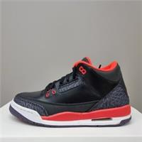 NIKE AIR JORDAN 3 RETRO (GS) "CRIMSON" TRAINERS (398614 005)