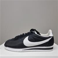 NIKE CORTEZ CLASSIC NYLON "BLACK-WHITE" TRAINERS VARIOUS SIZES (749864 011)