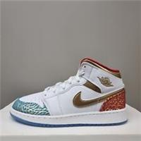 NIKE AIR JORDAN 1 MID (GS) "UNC TO CHICAGO" (FB2212 100) VARIOUS SIZES