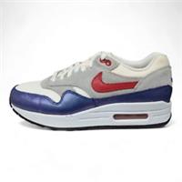 NIKE AIR MAX 1 VINTAGE "SAIL-HYPER RED" TRAINERS (2012) (555284 100)